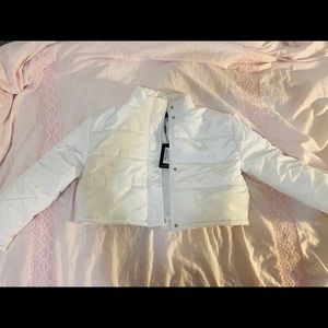 white puffer jacket